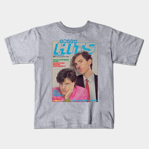 Smash Hits / Sparks 80s Magazine Cover Kids T-Shirt by DankFutura